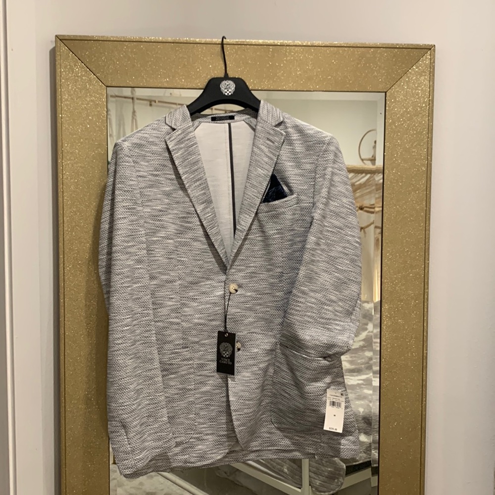 NWT, Vince Camuto Mens M Sports Blazer in Gray.